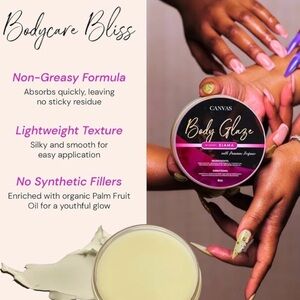 CANVAS Body Glaze - Siama Scent - Black & Pink Tin